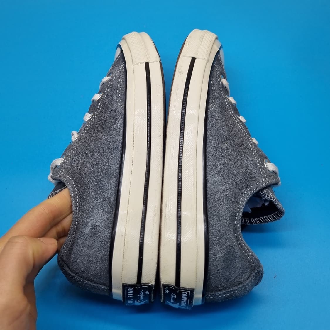 컨버스 척70 차콜 스웨이드 스니커즈 230 상품이미지5