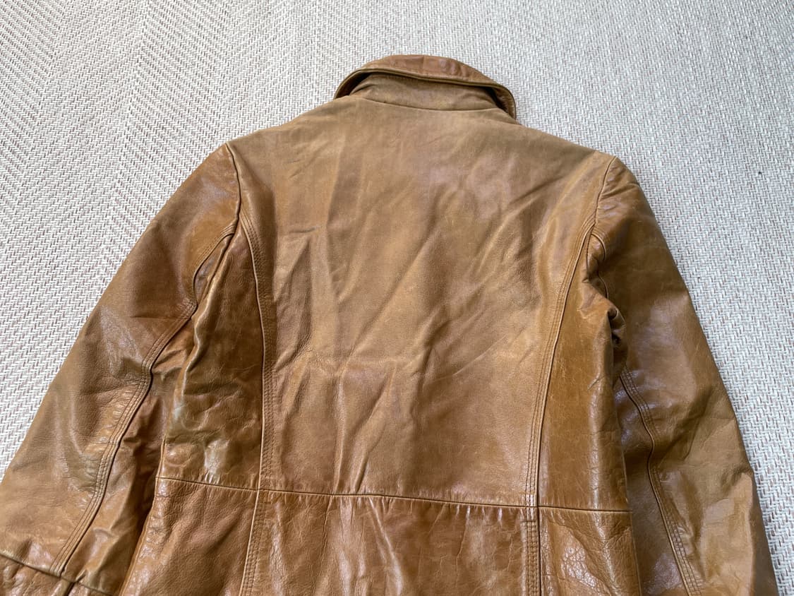 올드 갭 싱글 브레스티드 레더 코트 J03688 상품이미지9