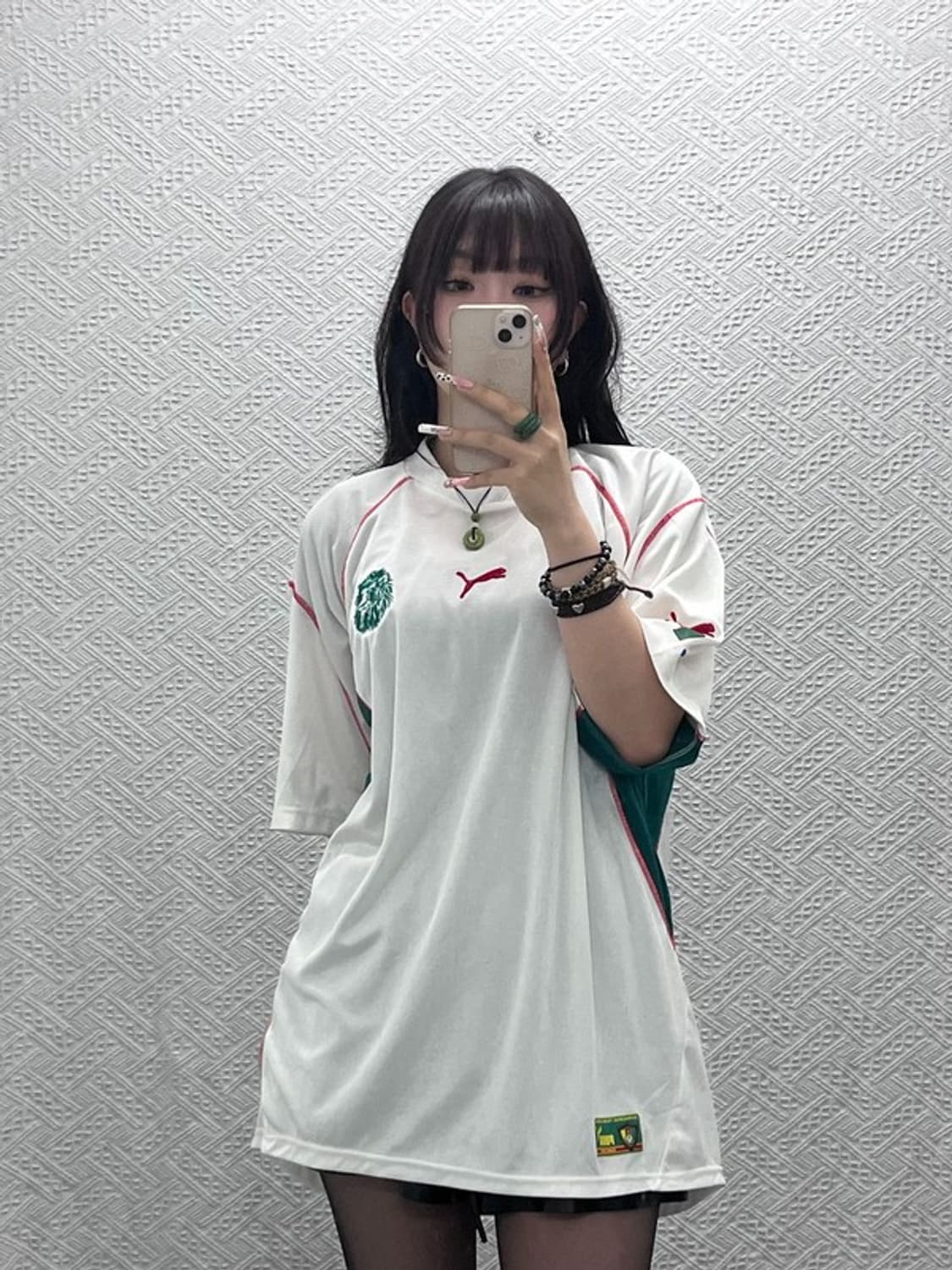푸마 올드스쿨 레트로 카메룬 축구 져지 반팔티 XL C11388 상품이미지2