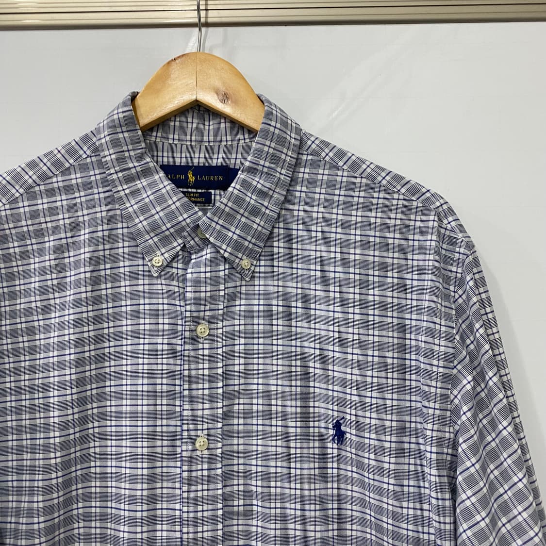 폴로 체크 긴팔셔츠(XXL) 상품이미지3