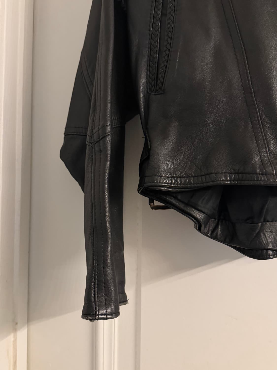 리얼레더 빈티지 가죽 자켓 상품이미지4