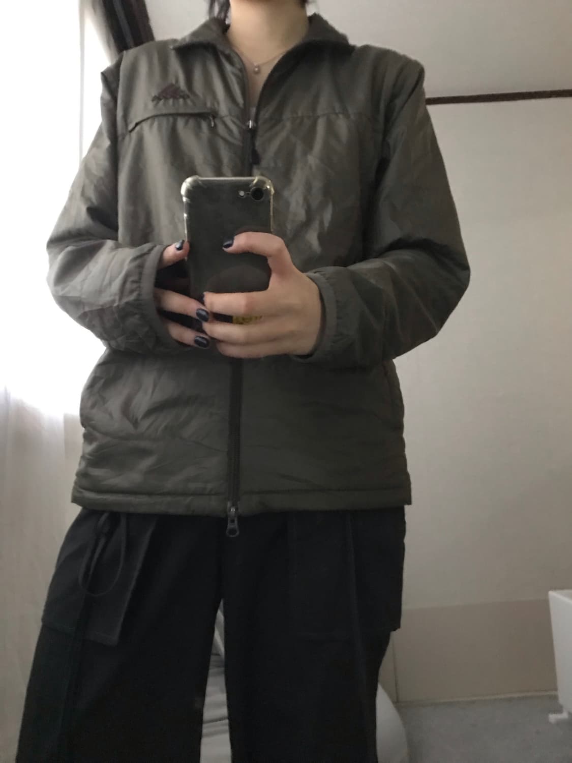 아디다스 카키 투웨이 패딩 상품이미지4