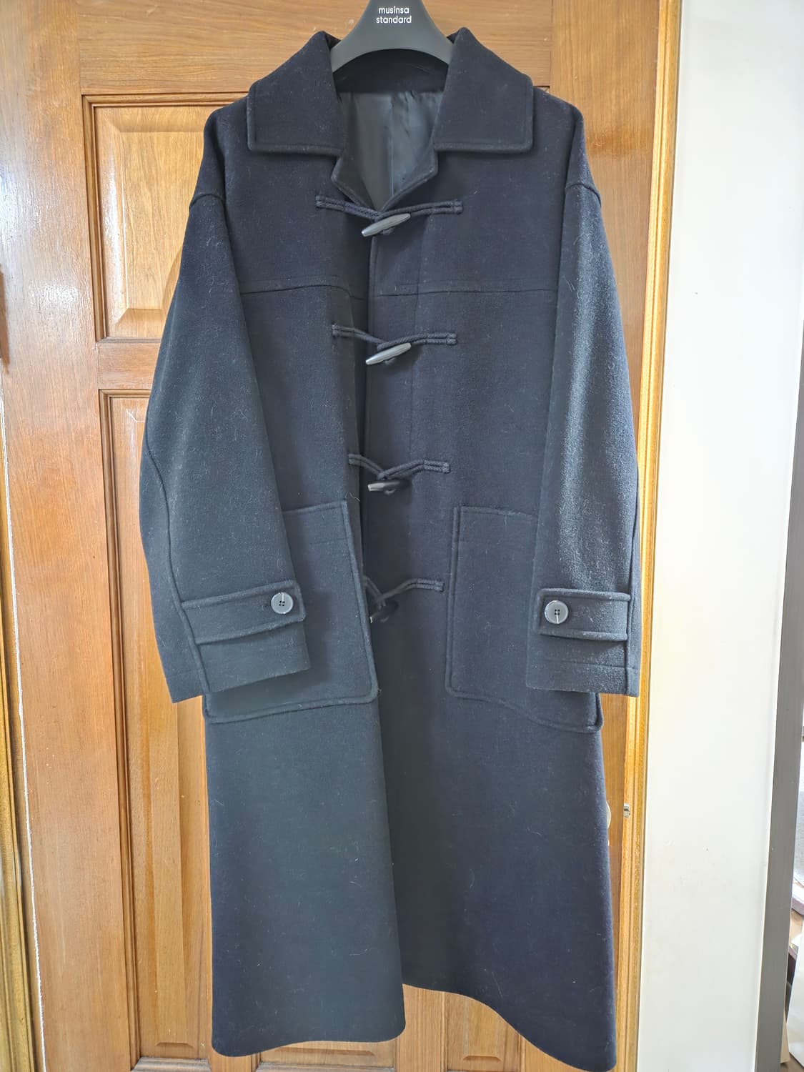 키뮤어 서플러스 울 더플코트 L사이즈 상품이미지4