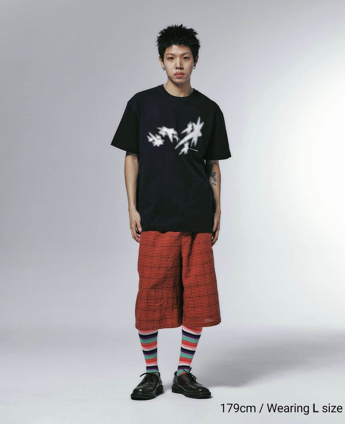 나이스고스트클럽 HALFTONE SYMBOL TEE_BLACK 상품이미지1