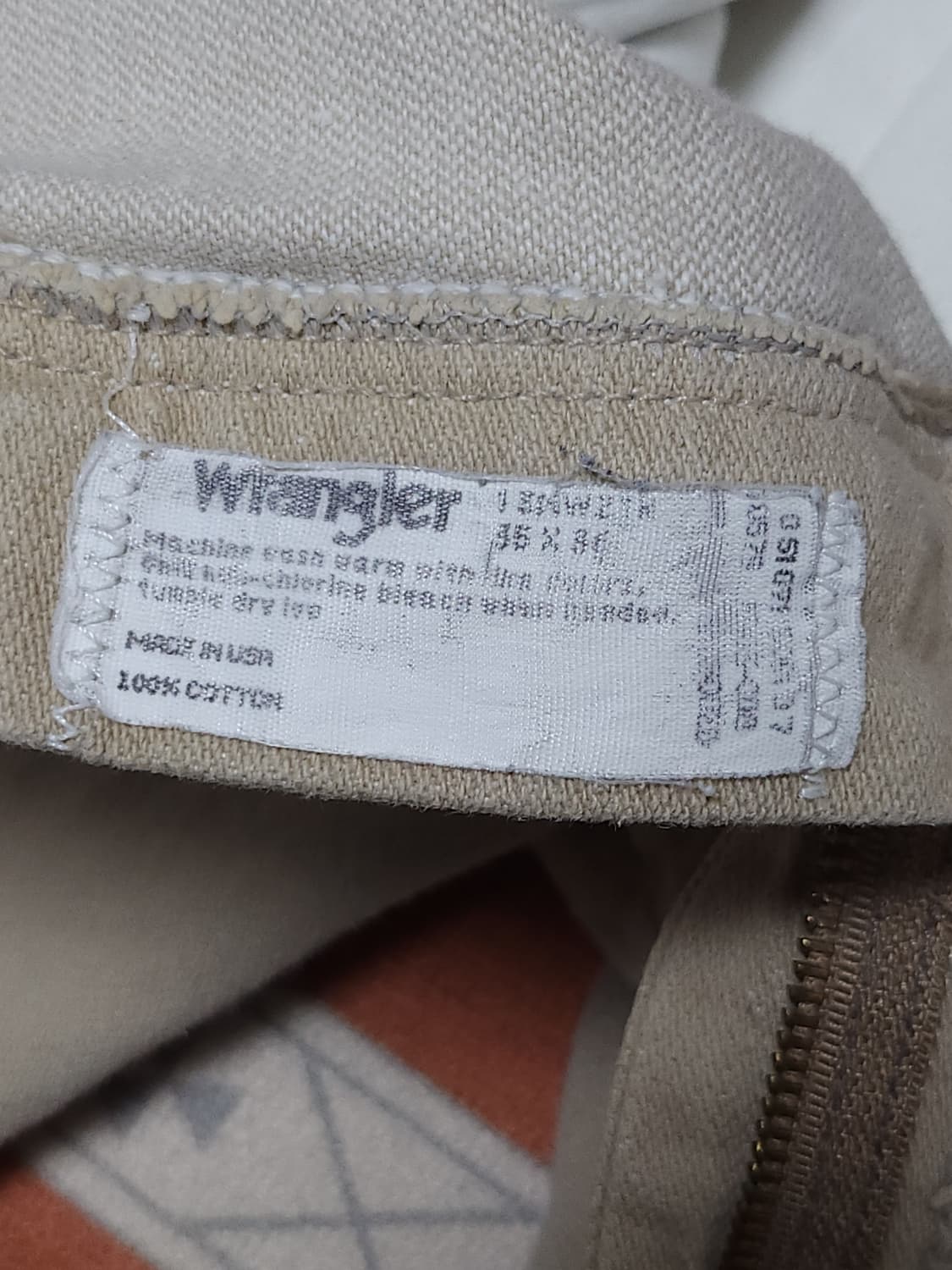 90s 랭글러(Wrangler) 13MWZ 데님(Made In USA) 상품이미지6