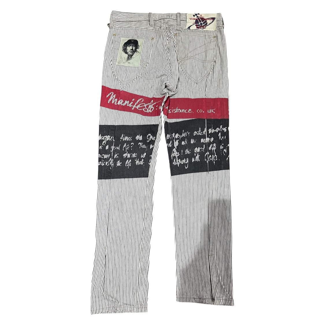 Vivienne westwood patchwork stripe denim 상품이미지4