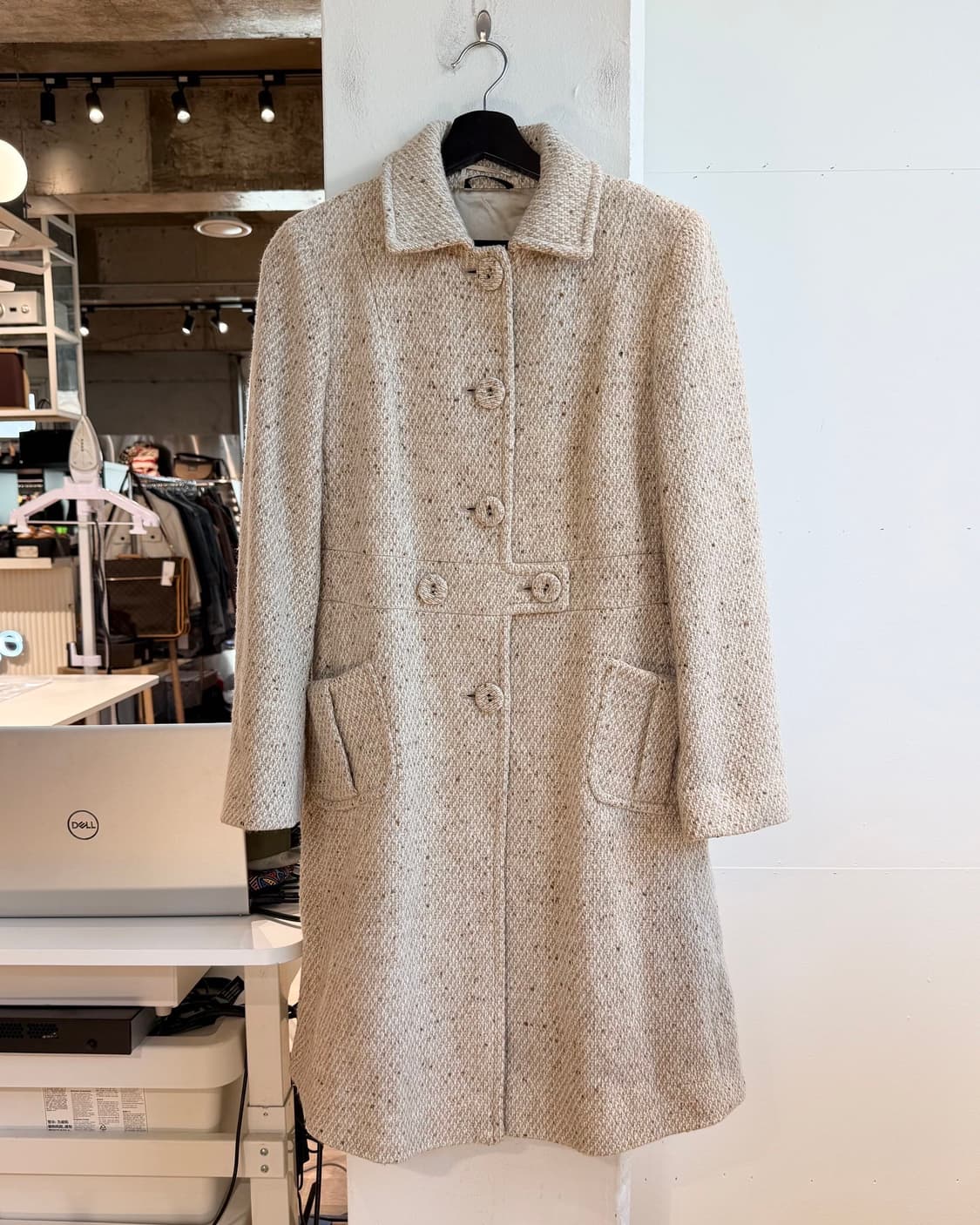 막스마라 위캔드 베이지 아세테이트 롱코트 상품이미지2