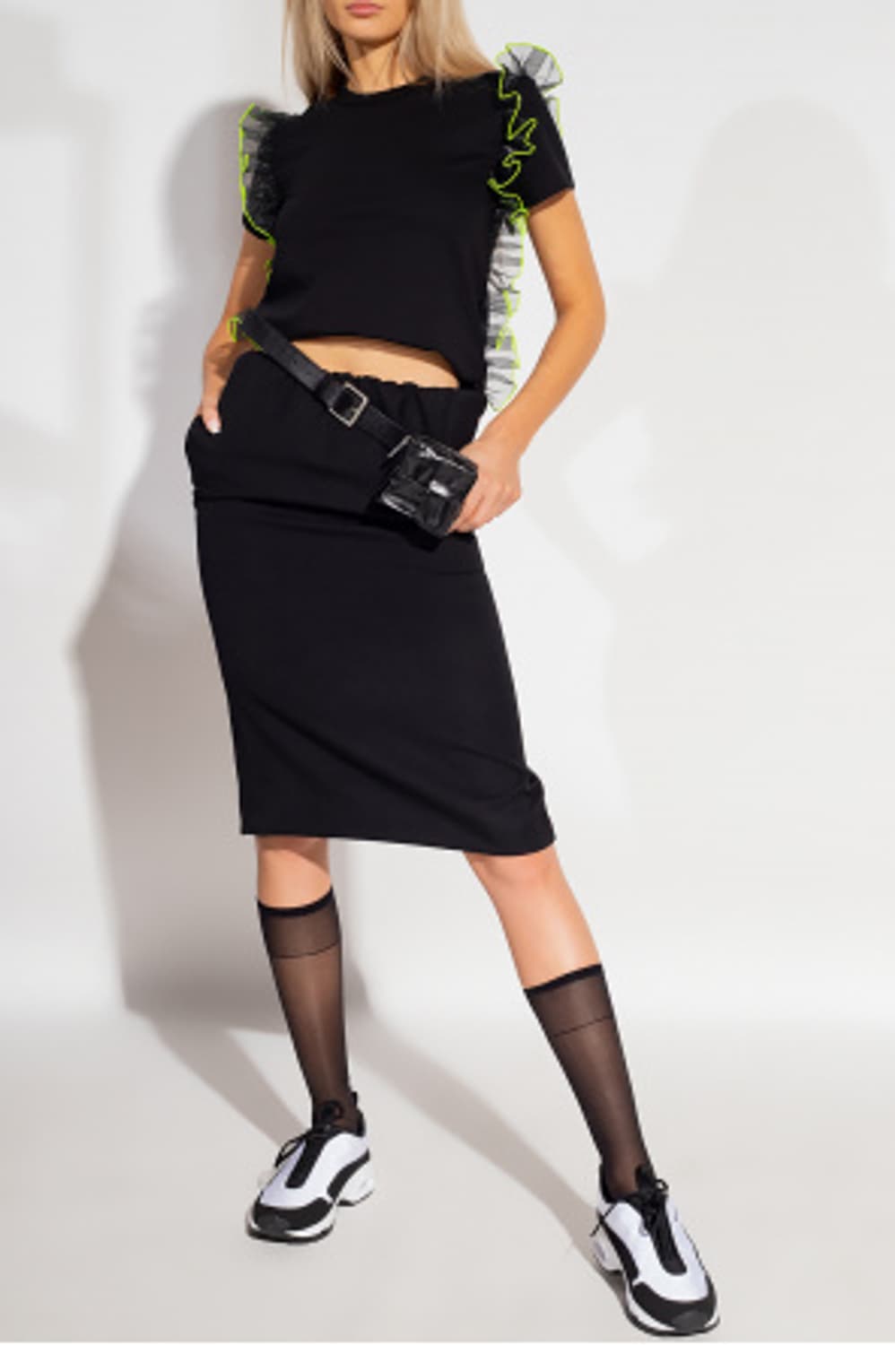 새상품) 꼼데가르송 울 H 스커트 상품이미지1