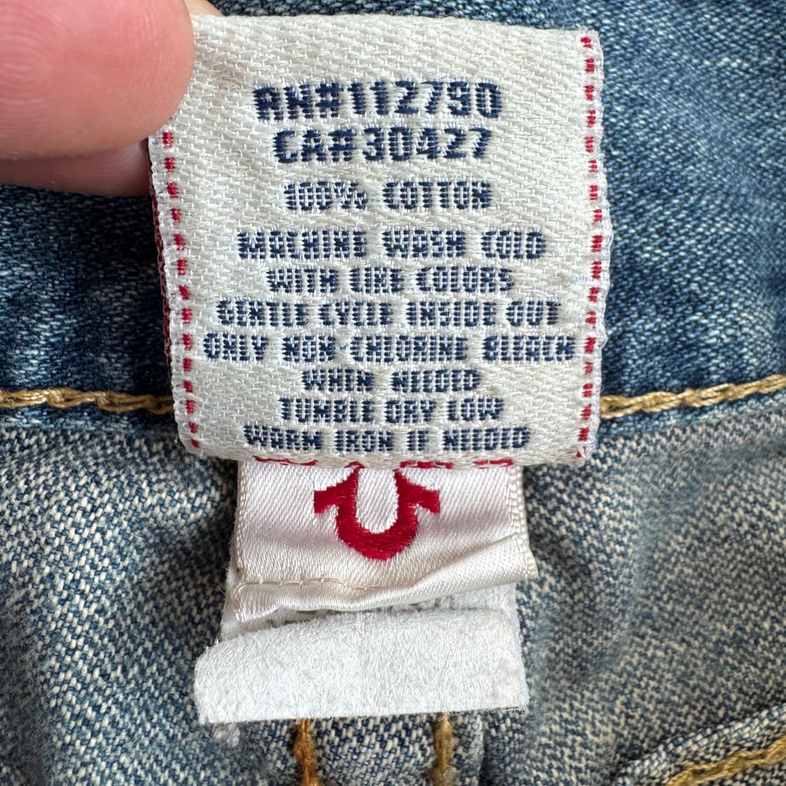 트루릴리전 Y2K 레인보우 조이 부츠컷 데님팬츠 상품이미지10