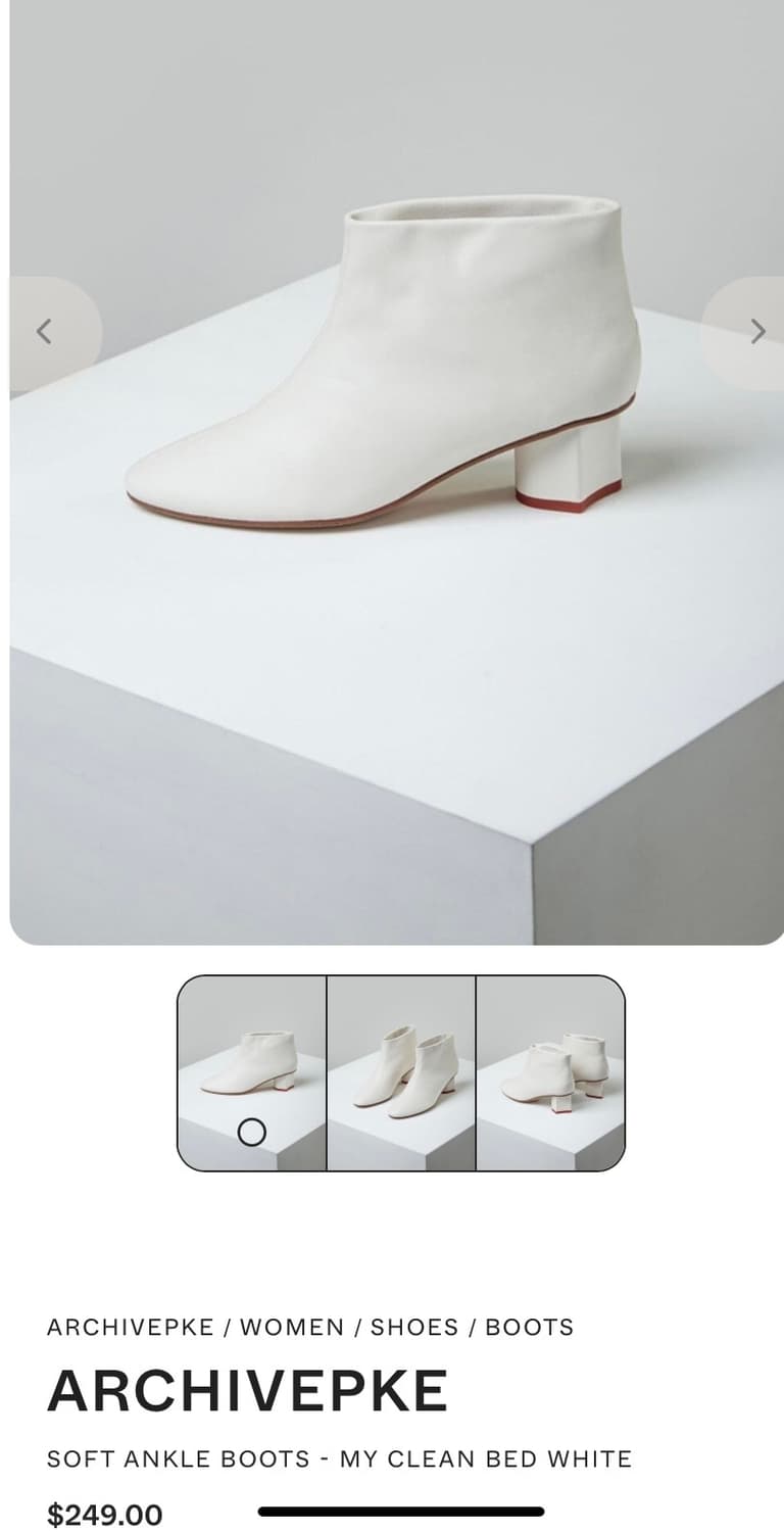 아카이브앱크 앵글 부츠 상품이미지2