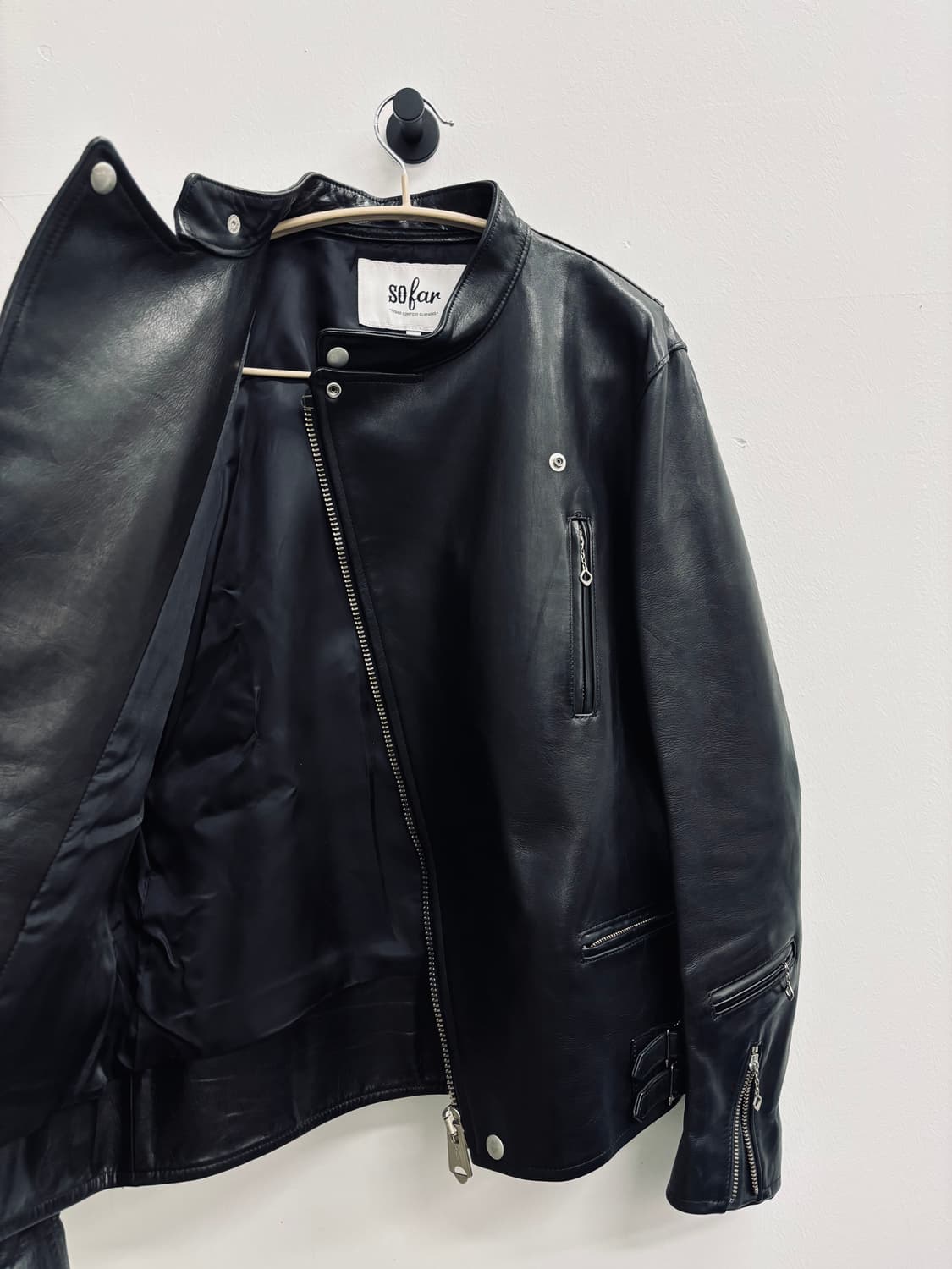 [일본] SOFAR 호스하이드 싱글 라이더 (말가죽) 레더 자켓 상품이미지3
