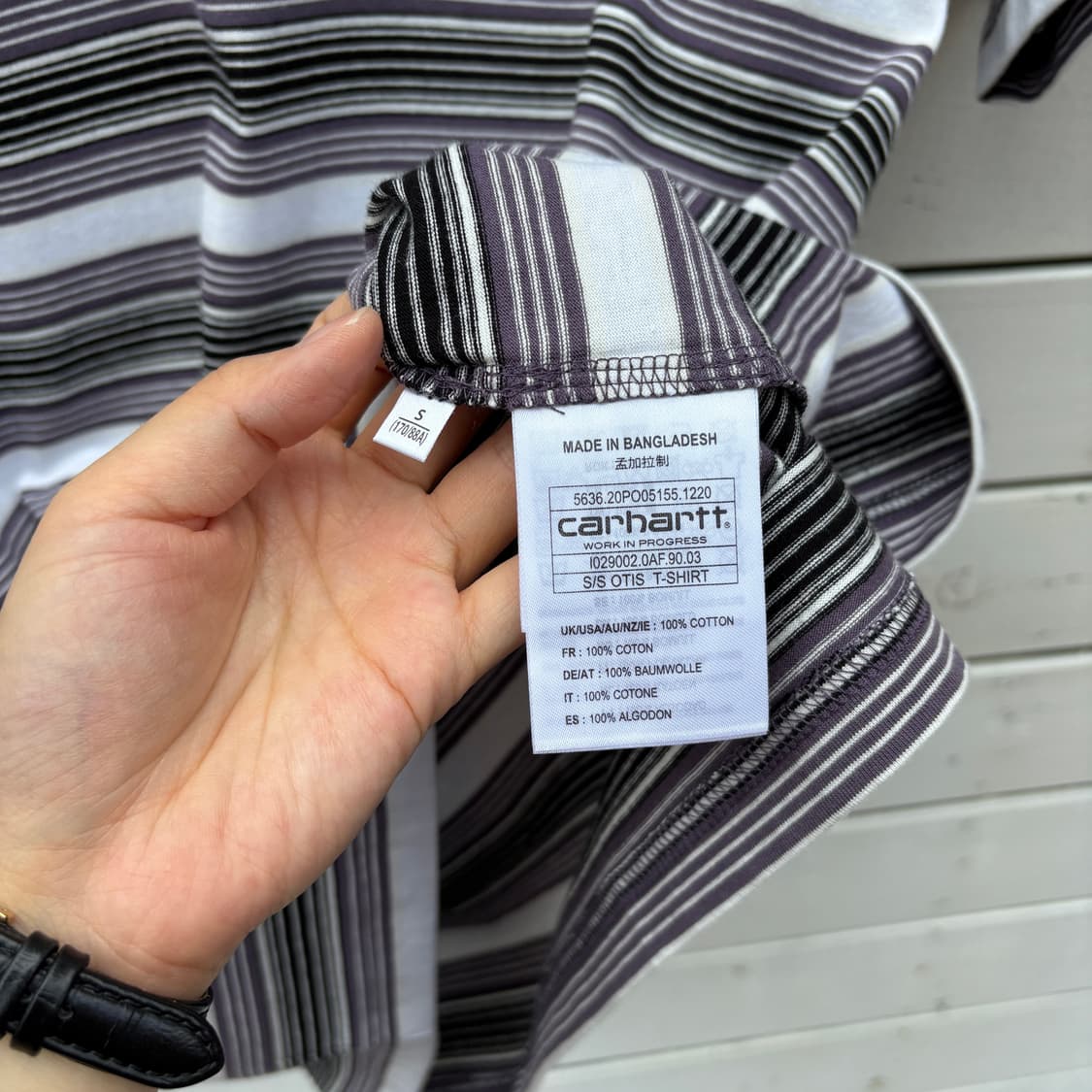 Carhartt 칼하트 스트라이프 반팔 티셔츠 상품이미지6
