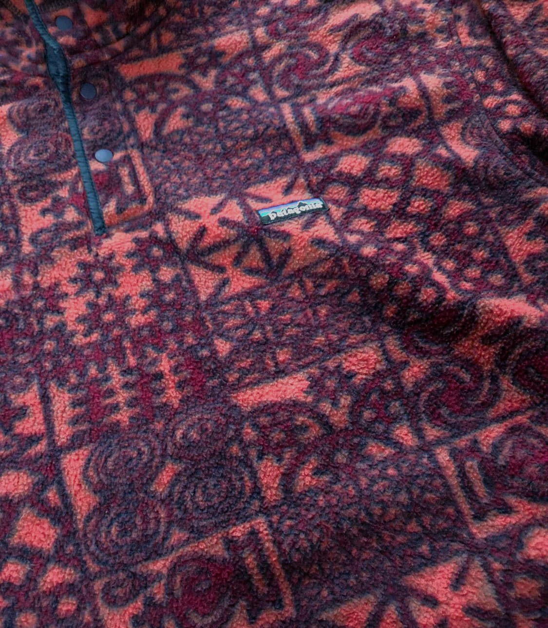 (L)파타고니아 Usa 90s 스파이스 오렌지 신칠라 플리스 상품이미지3