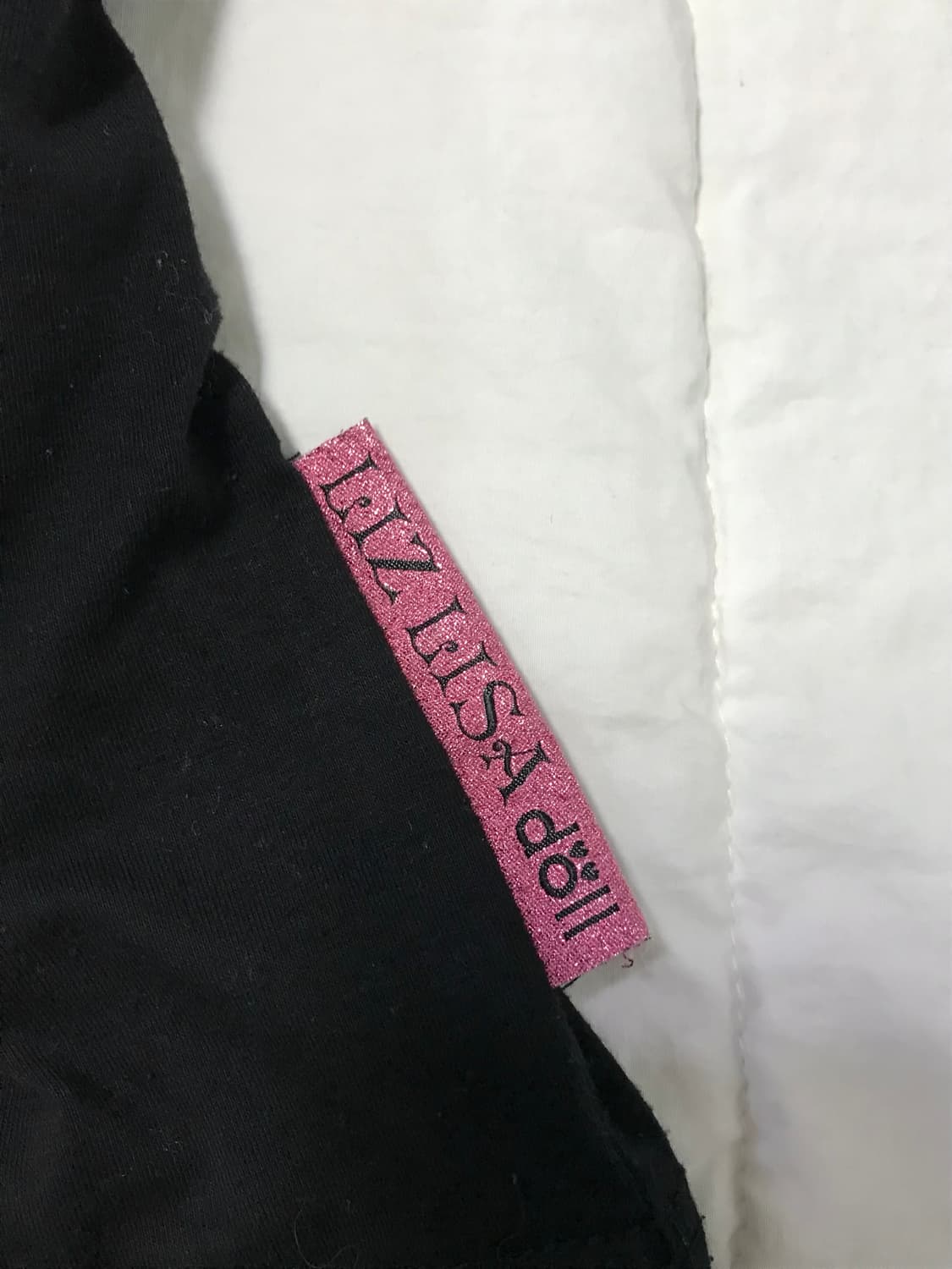 빈티지 리즈리사돌 블랙 갸루 끈나시 상품이미지2