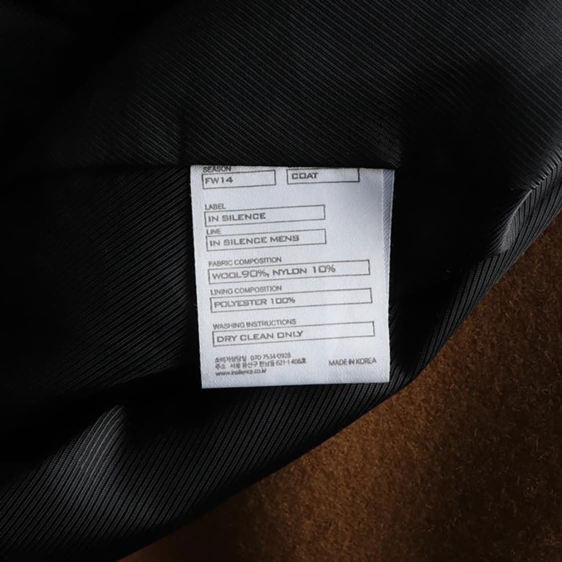 IN SILENCE 인사일런스 코트 싱글브레스티드코트 MAN (S) 상품이미지7