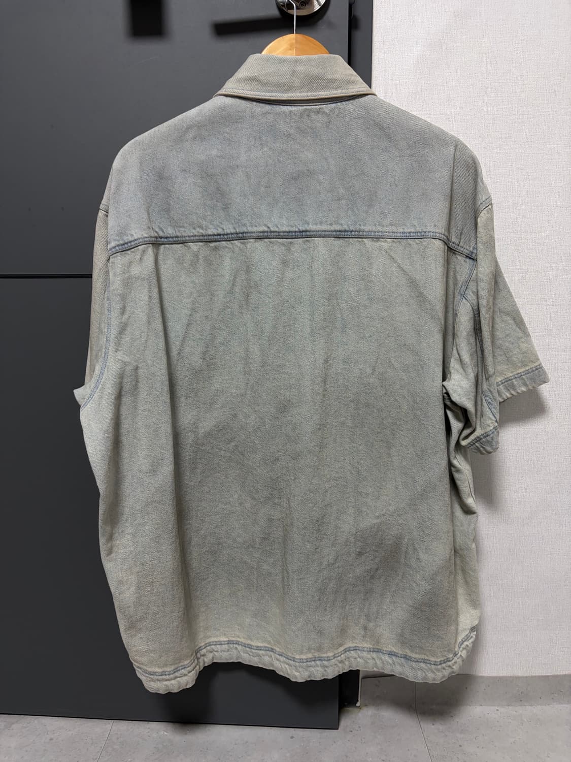 정리중) 46 엘무드 LORD 빈티지 워싱 데님 반팔 셔츠 상품이미지2