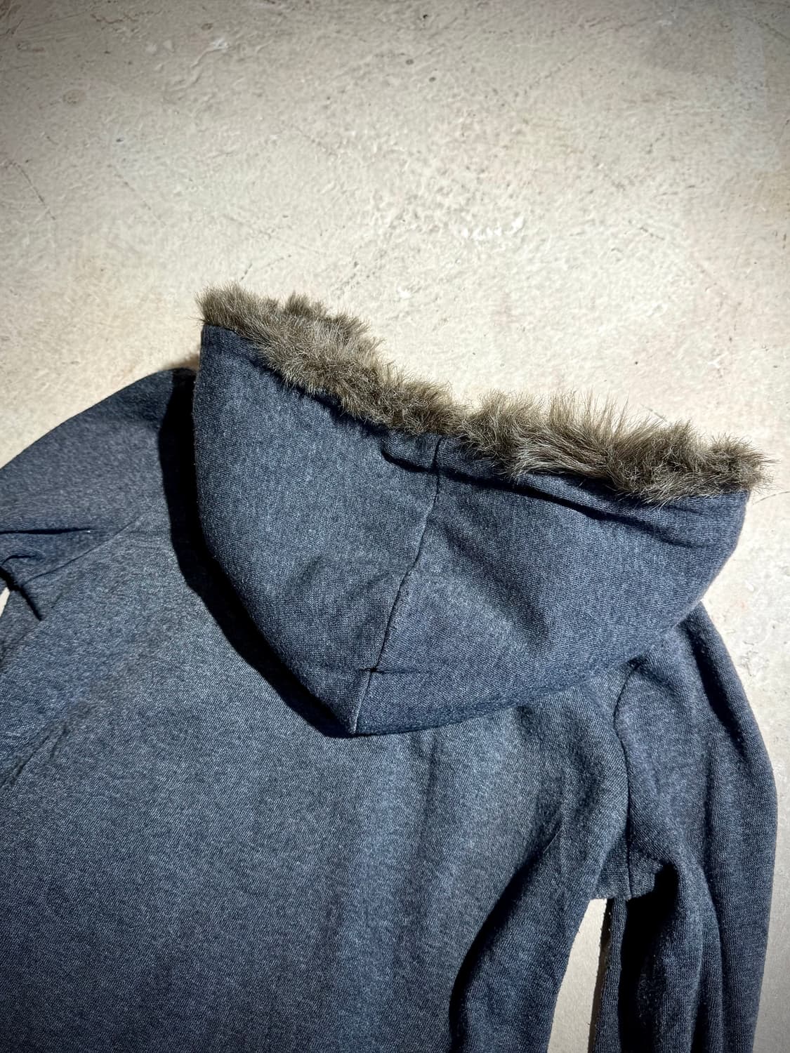 OLIVE des OLIVE – Fur Hood Zip-Up Hoodie 상품이미지5