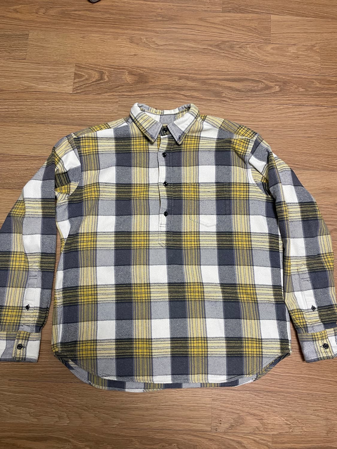 빔즈 플러스 체크 풀오버셔츠 상품이미지1