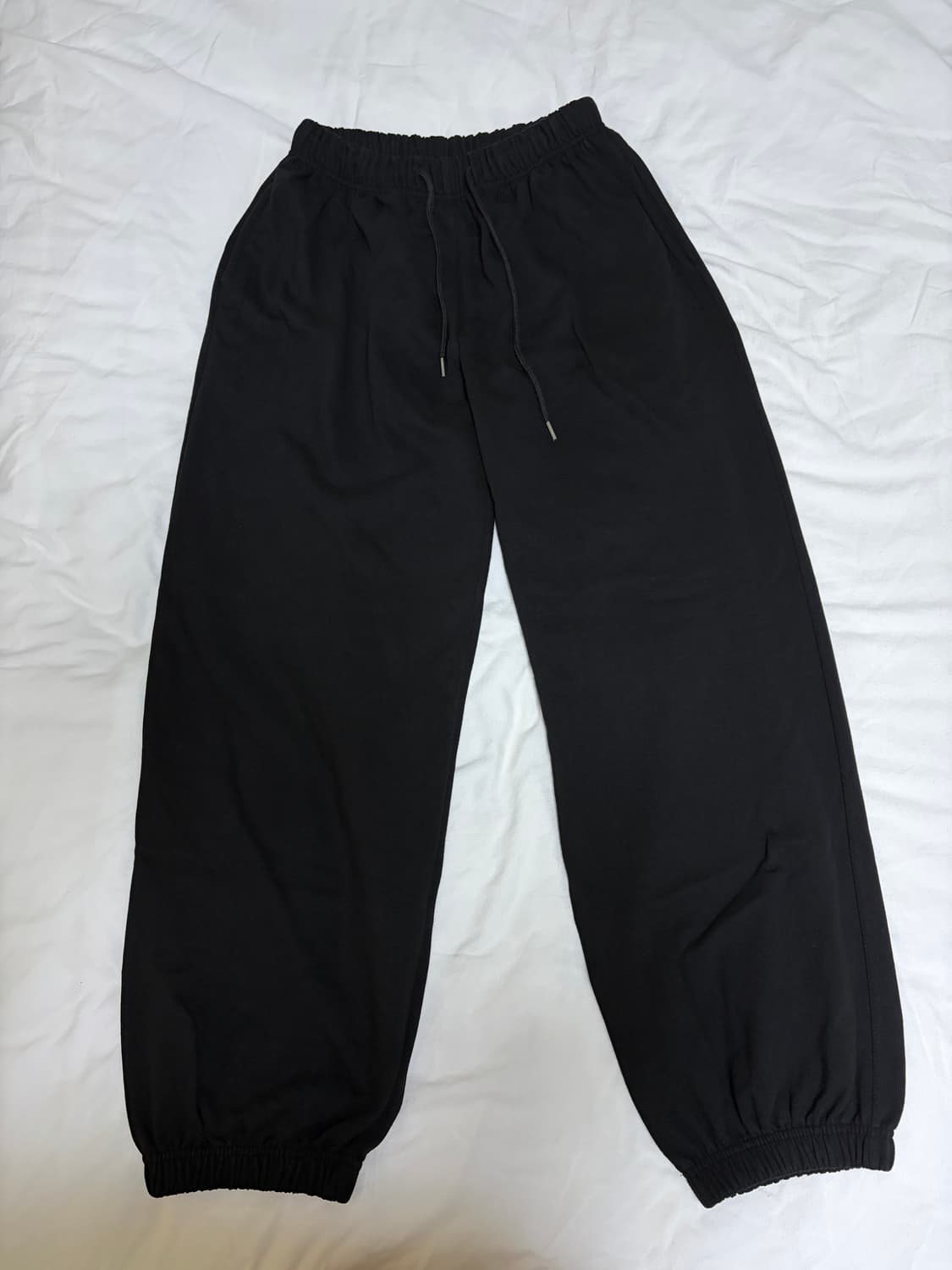 KIMSEOUL 킴서울 로고 스웻 조거 팬츠 블랙 1사이즈  상품이미지1