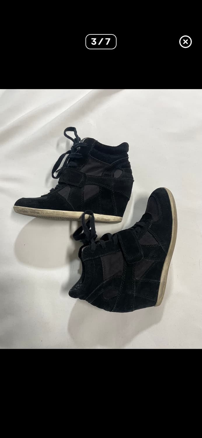 ash 아쉬 y2k 보위 스웨이드 웨지힐 스니커즈 상품이미지1