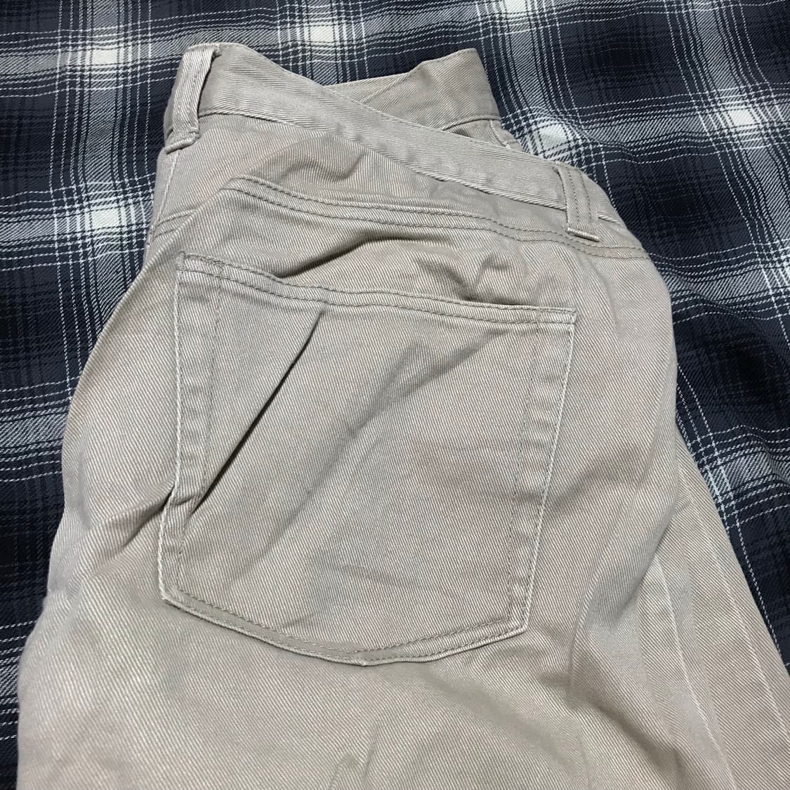 재팬 캔버스 와이드 팬츠 모카 베이지 상품이미지5