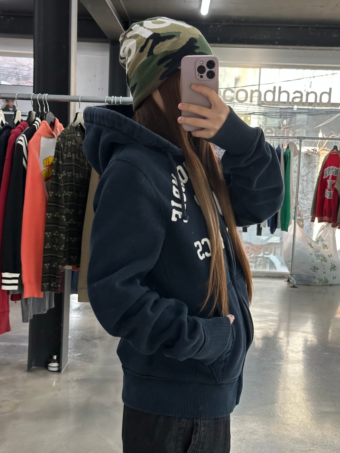 아베크롬비 머슬핏 후드집업 상품이미지4