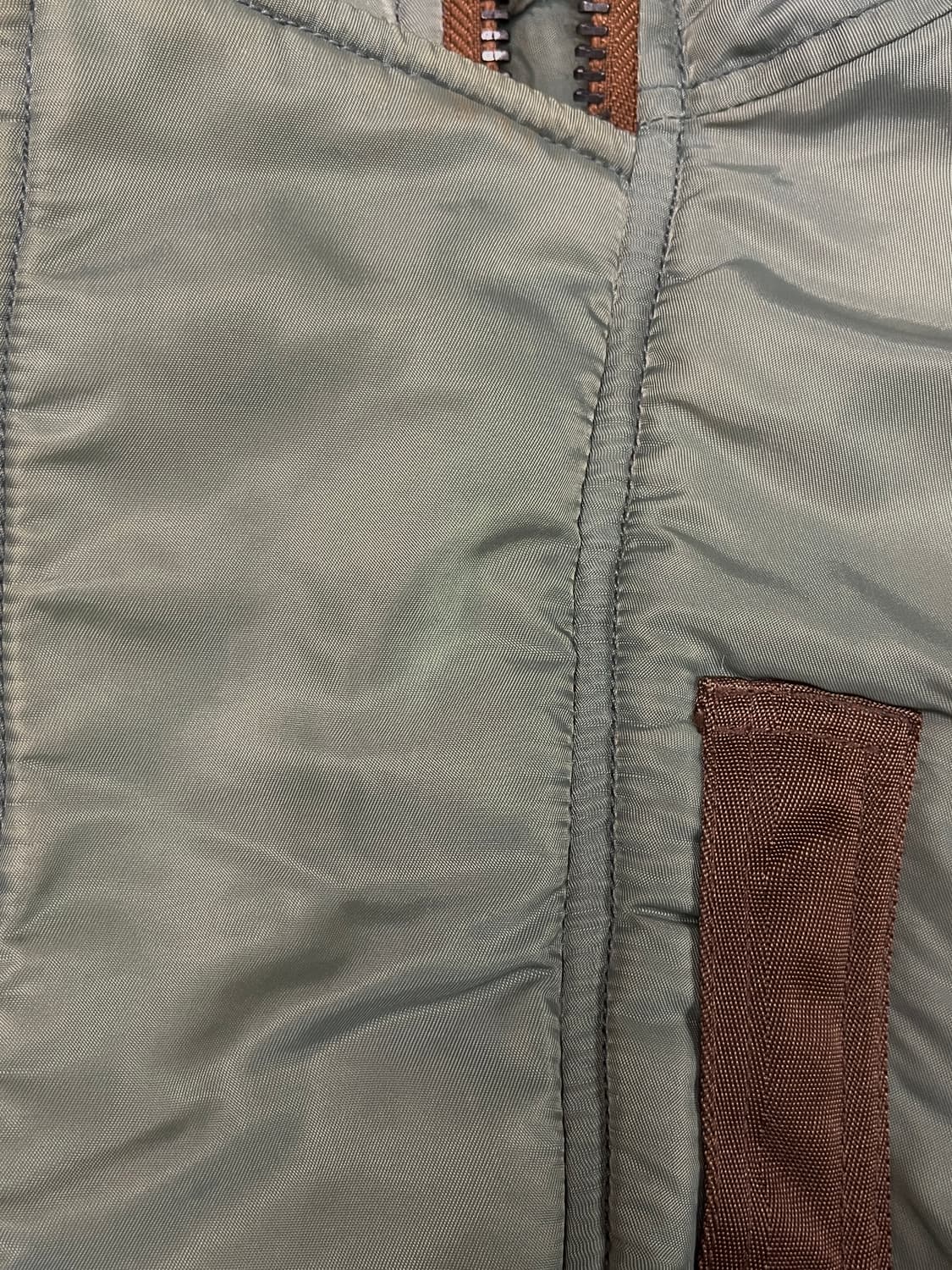 [L] Hope N-3B 빈티지 야상 파카 세이지 그린 상품이미지4