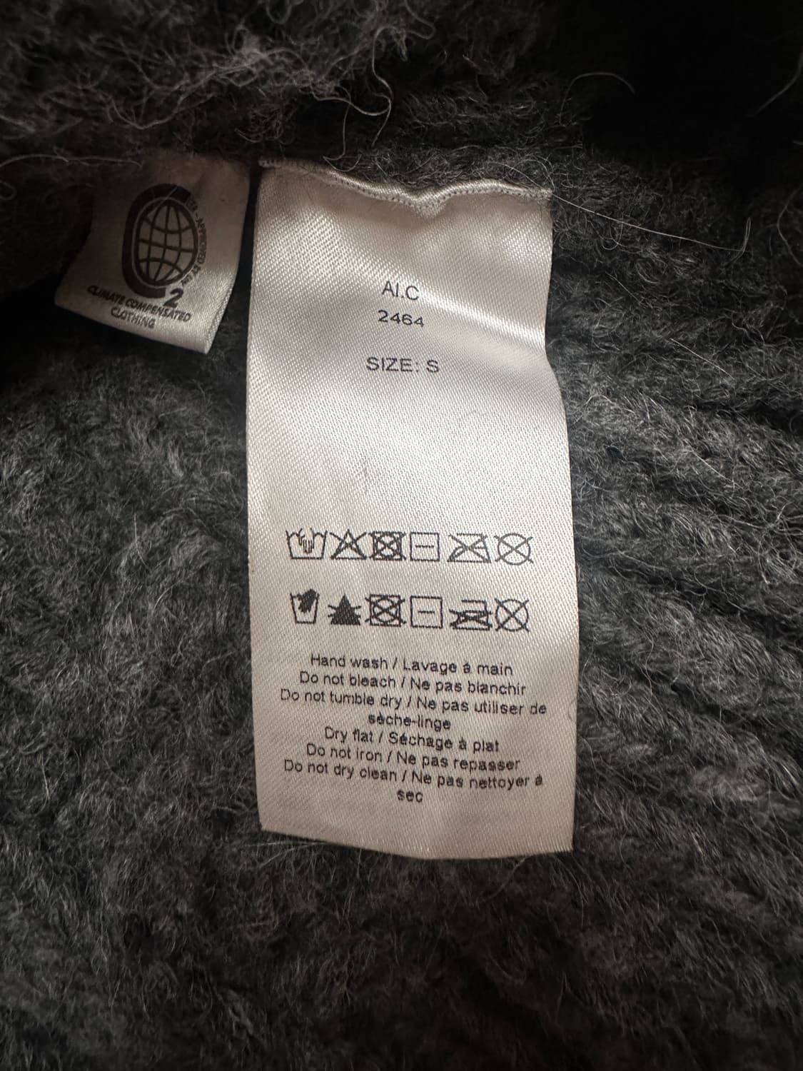 Ganni 가니 울블렌드 케이블가디건 상품이미지4