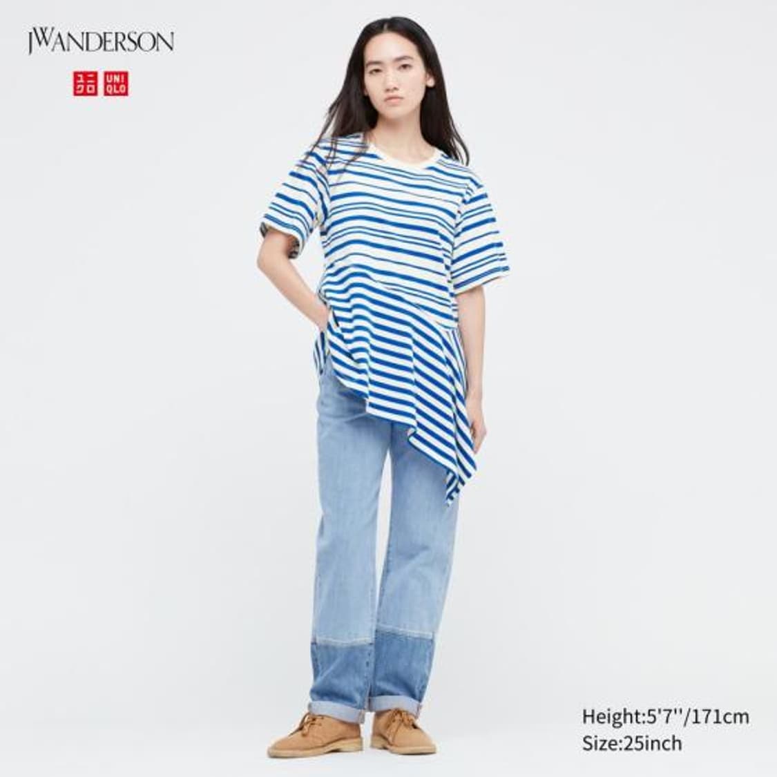 Uniqlo ×JW ANDERSON 스트레이트 하이라이즈 진 상품이미지2