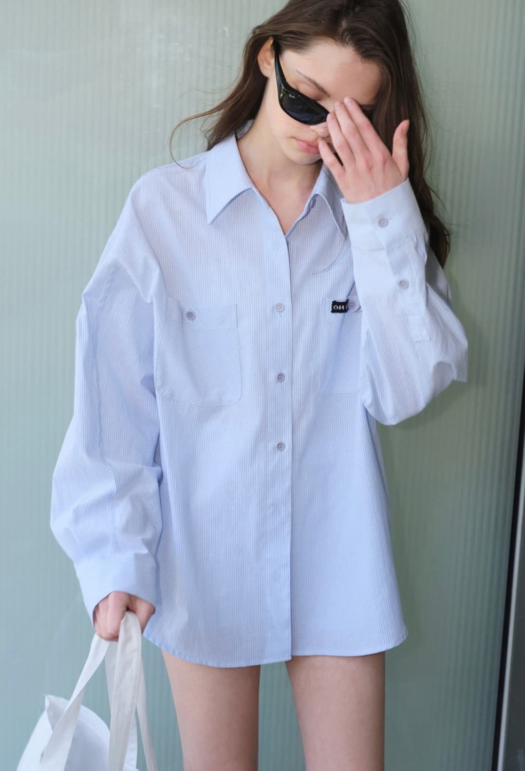 더오유 SUMMER OVERFIT SHIRTS STRIPE 상품이미지1