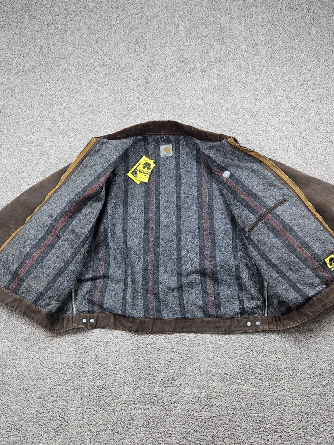 칼하트 다잉 워시드 커스텀 디트로이트 워크 자켓 (본문참조)/ 10320 상품이미지10
