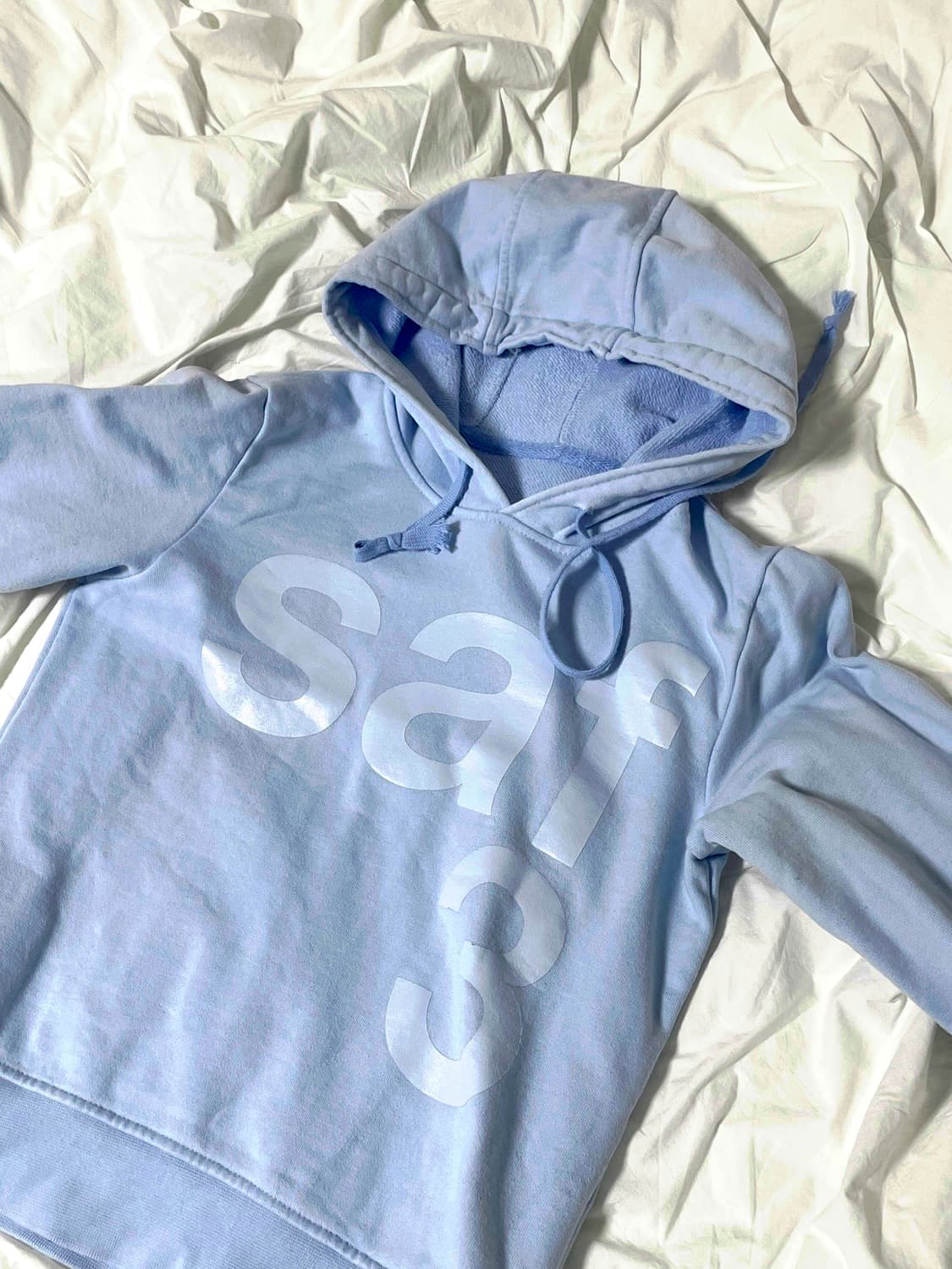 사파리스팟 1/2 여성 스카이블루 후드티 상품이미지2