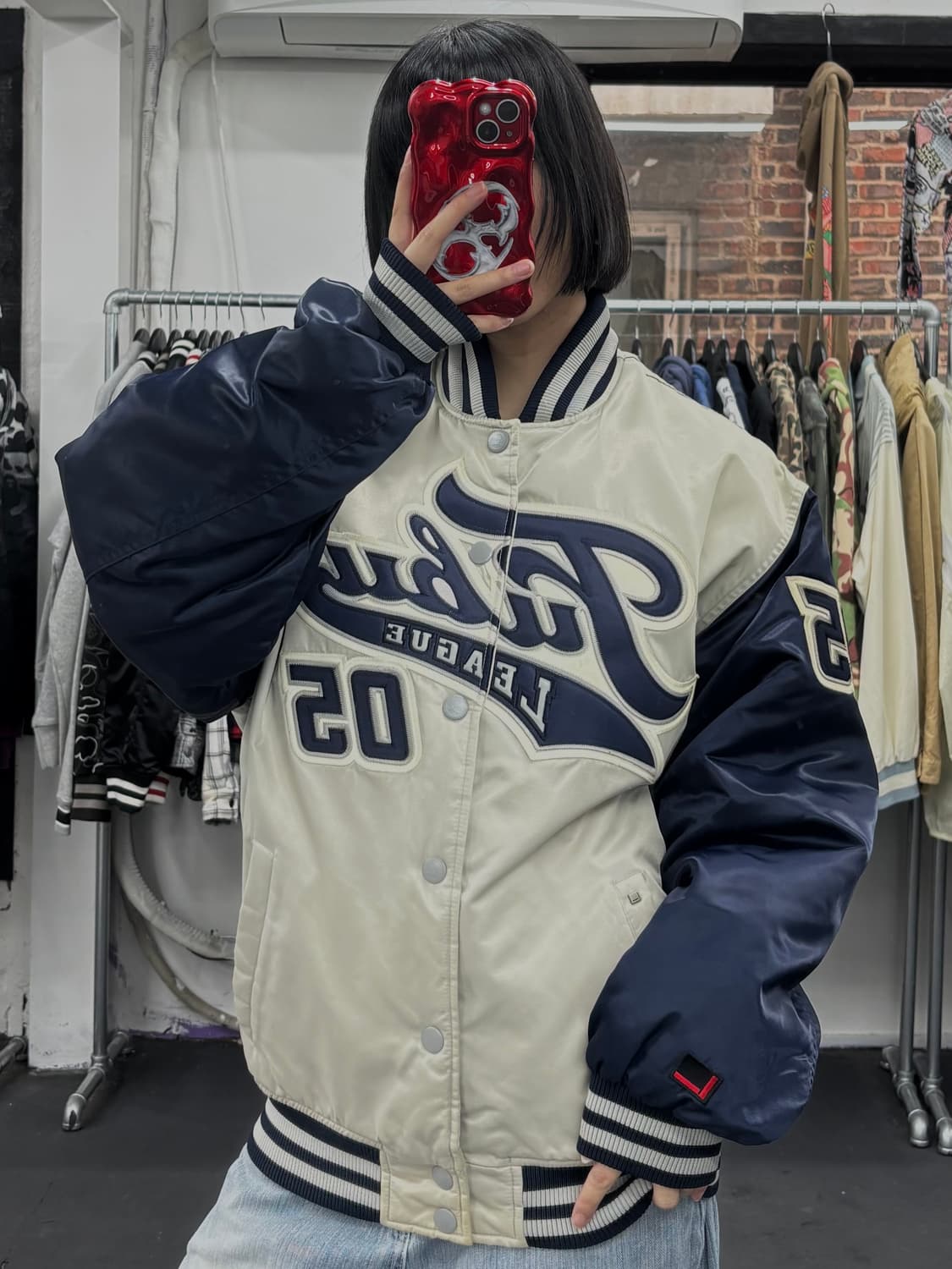 FUBU 푸부 올드스쿨 빅로고 바시티 상품이미지2