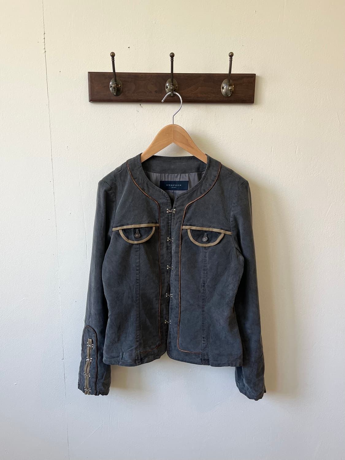 UNSPECK 스웨이드 후크 자켓 상품이미지2