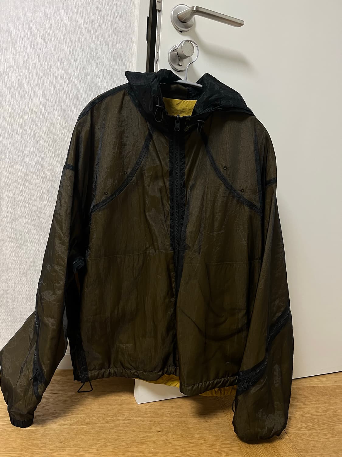 쿠어 리버서블 오간자 후디드 점퍼 M 상품이미지3