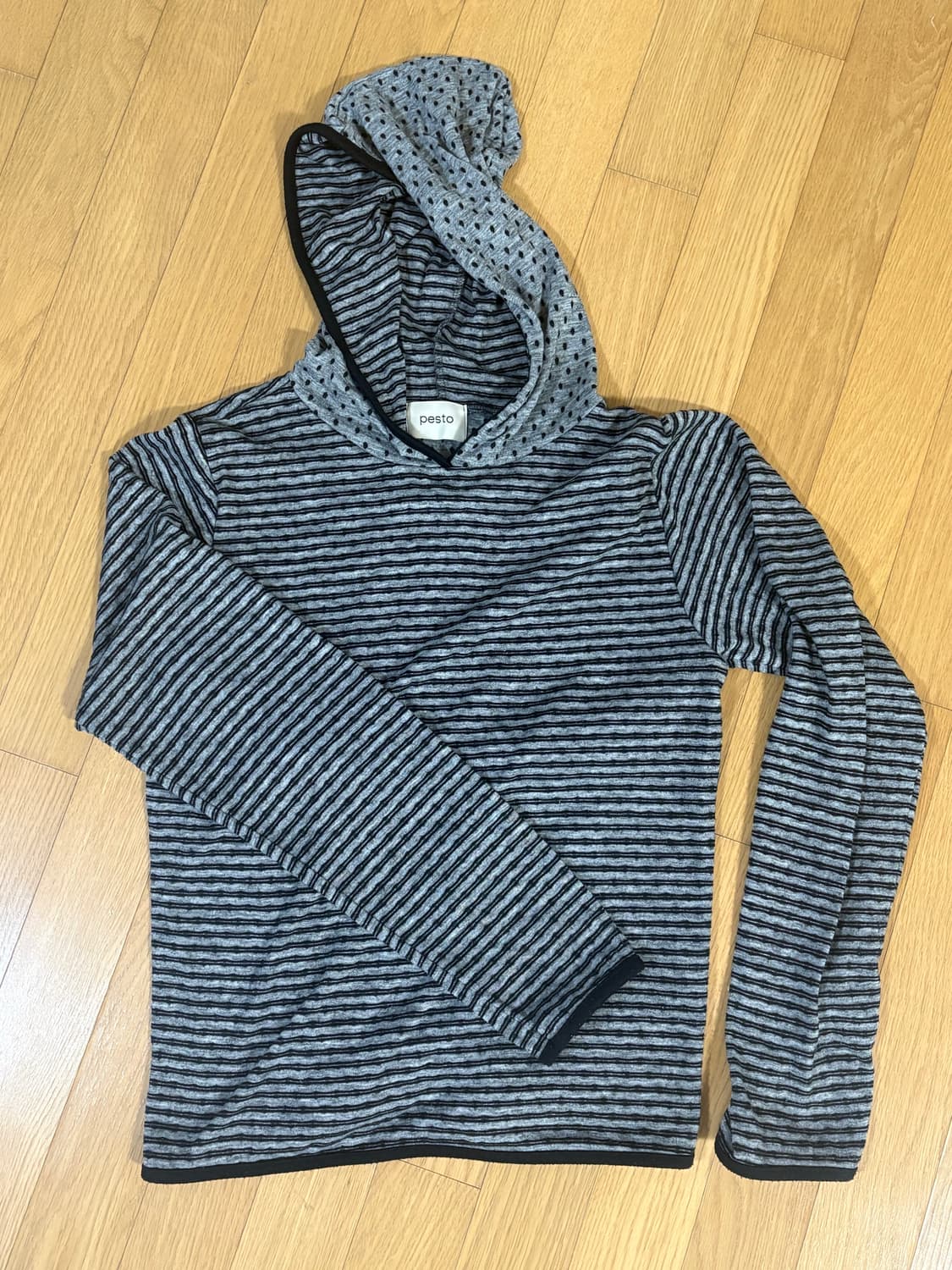 페스토 스트라이프 후드티 일괄 상품이미지1