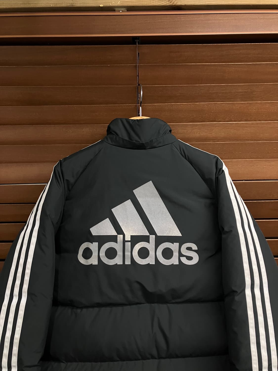 아디다스 빅로고 오리털 롱패딩 상품이미지2