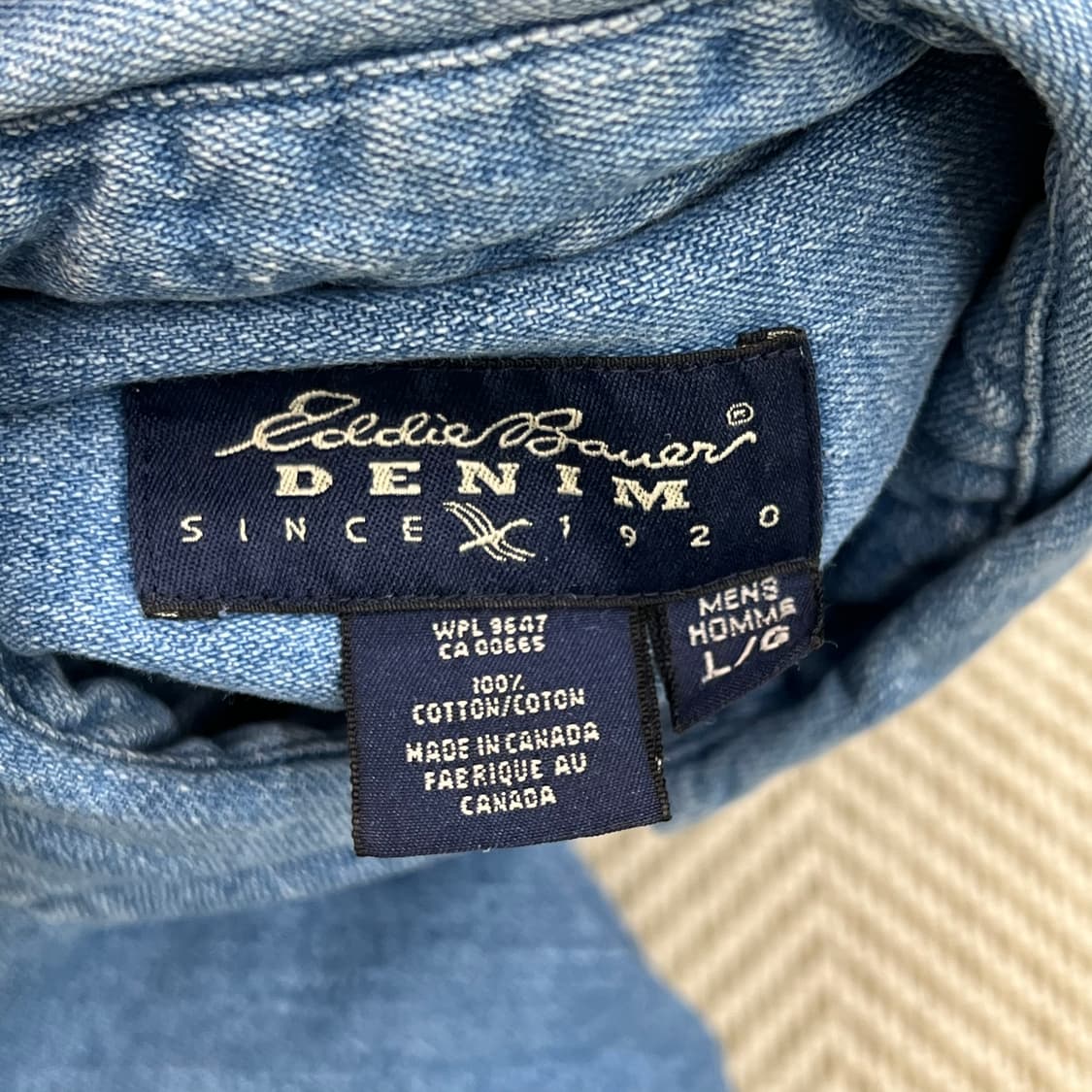 에디바우어 자수 데님 셔츠 r3351 상품이미지6