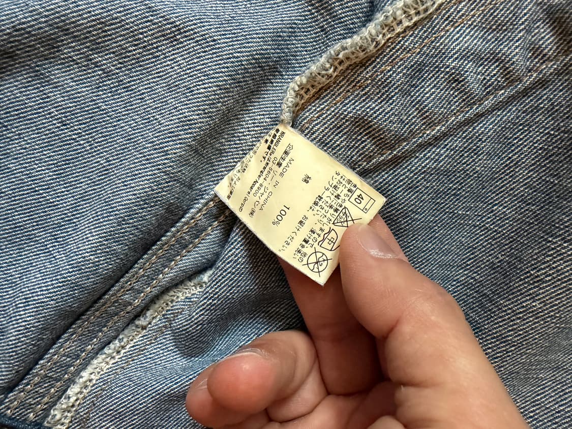 [L] 랭글러 데님자켓 일본판 상품이미지7