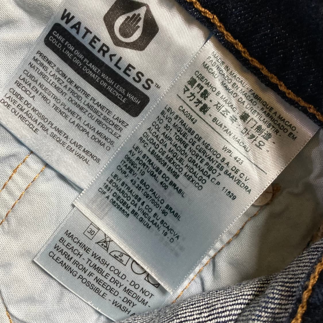 리바이스 501 빅E 데님팬츠 W L 상품이미지5