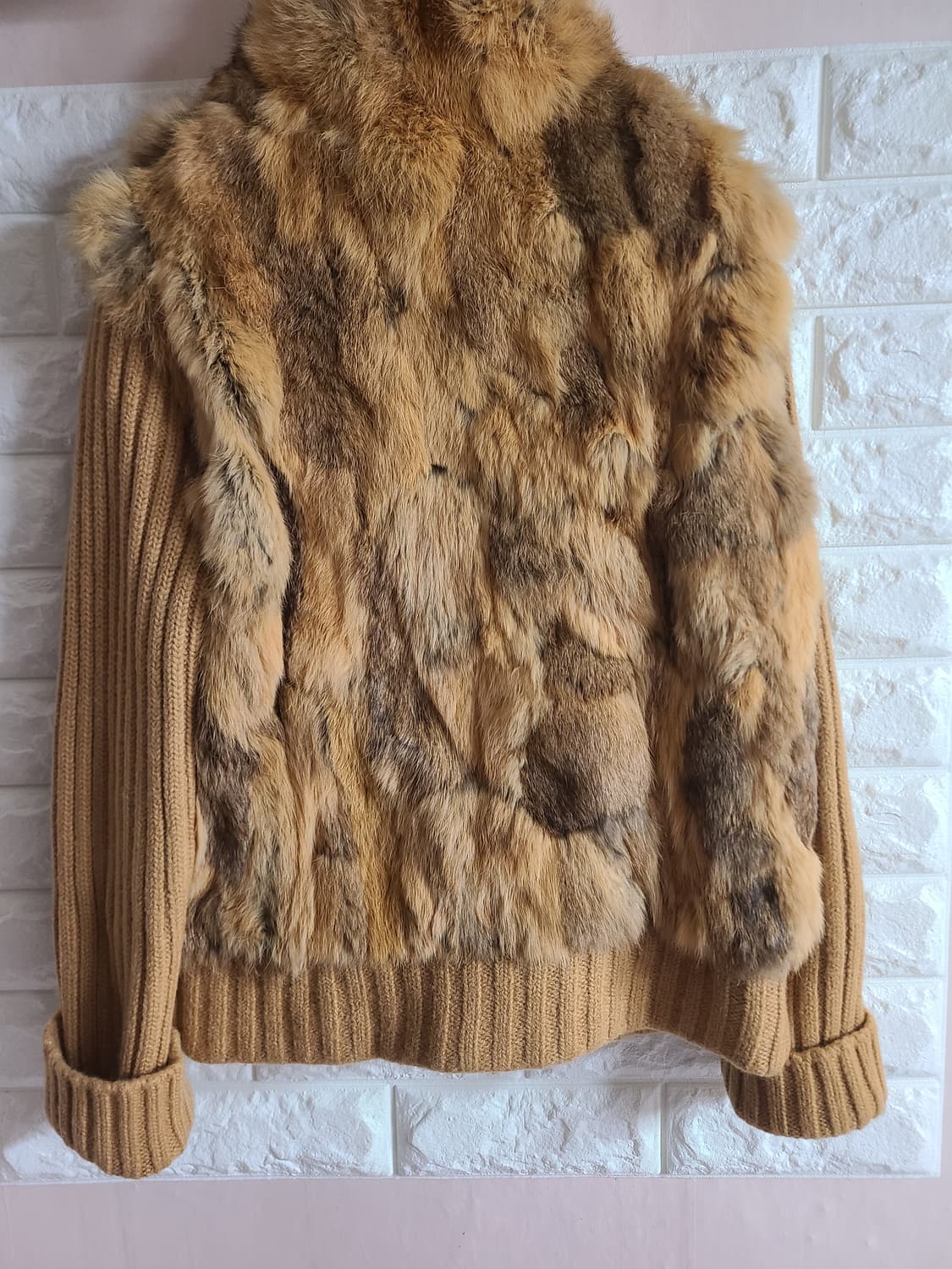 블루페페 토끼털 니트 점퍼(55-66) 상품이미지5