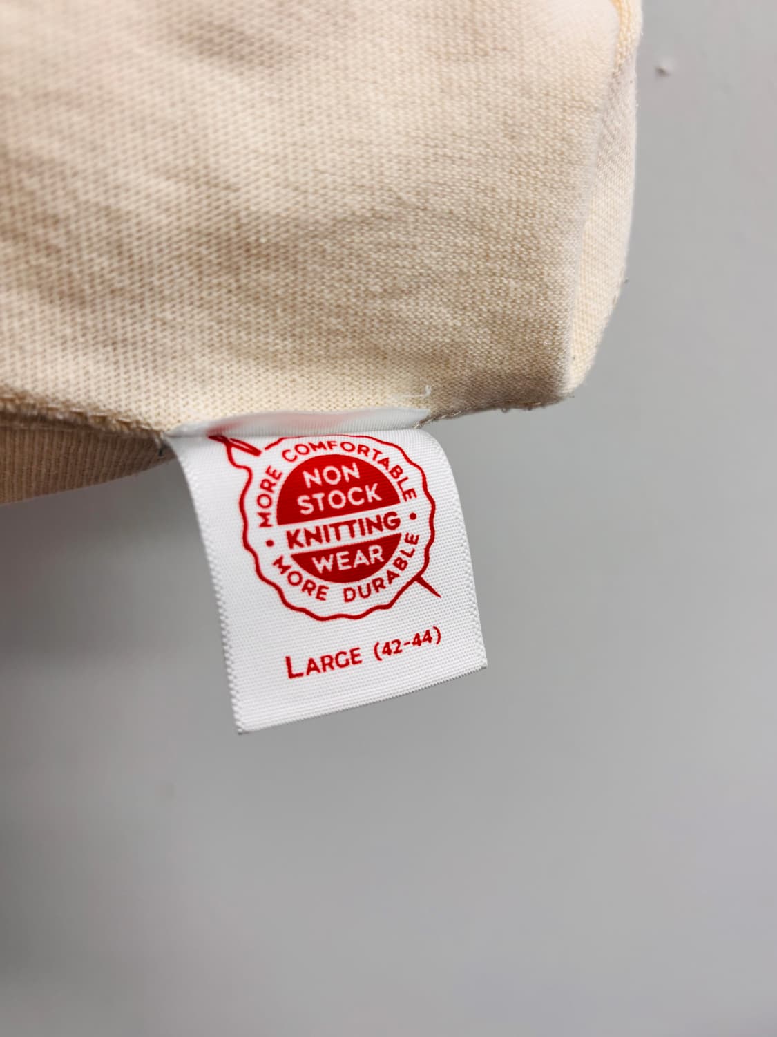 논스탁(NON STOCK) U.S.A 코튼 니팅 웨어 반팔 티셔츠 상품이미지4