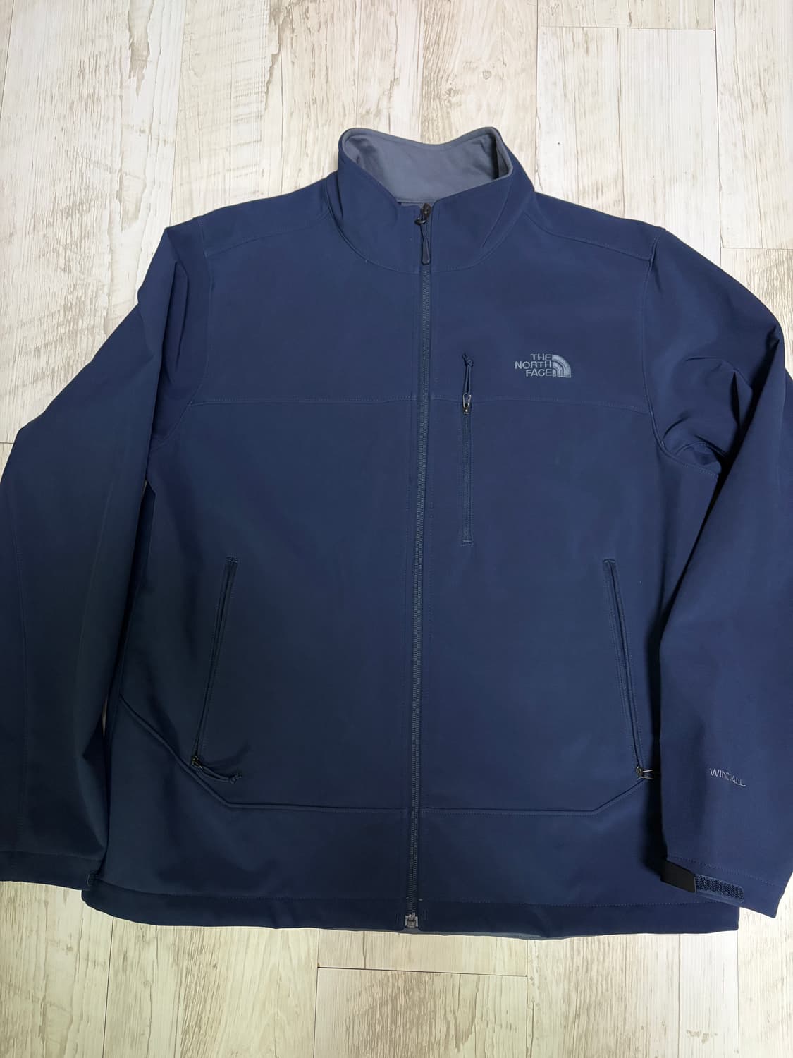 [US L] 노스페이스 WINDWALL 자켓 네이비 직수 상품이미지1