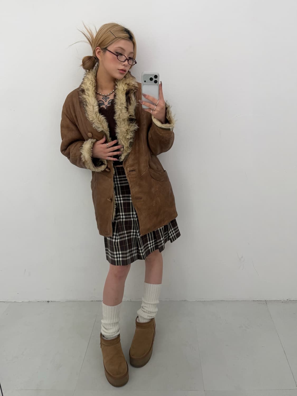 시어링 퍼카라 양가죽 자켓 상품이미지1