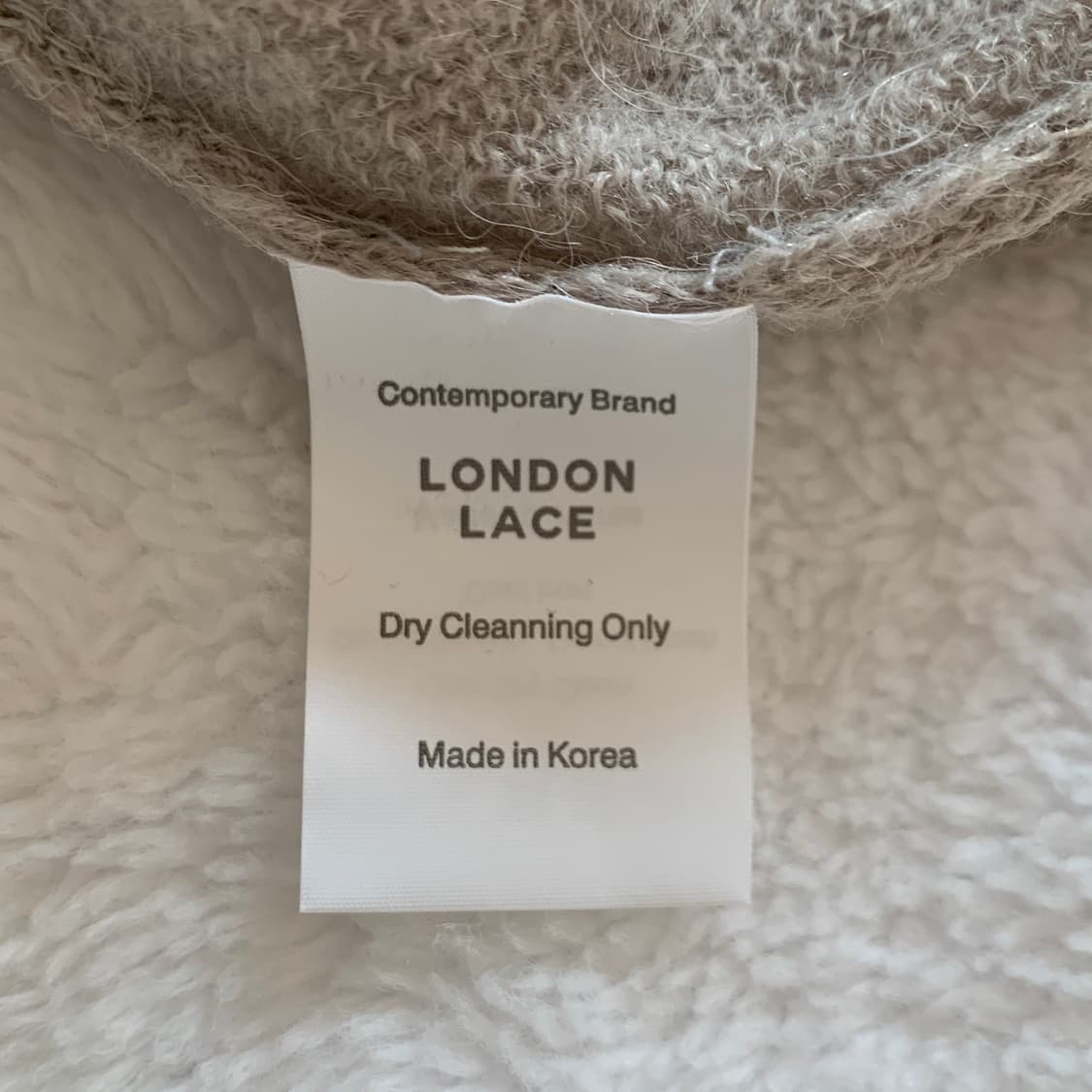 빈티지 LONDON LACE 모헤어 스타일 얇은 라운드 니트 상품이미지8