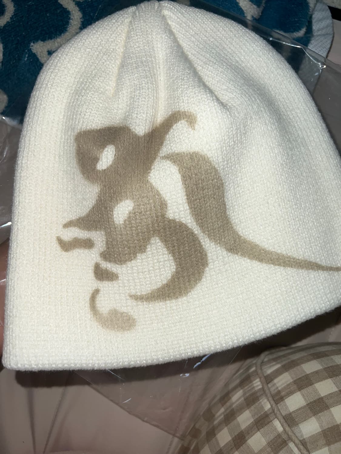 beanie ivory&beige 상품이미지6