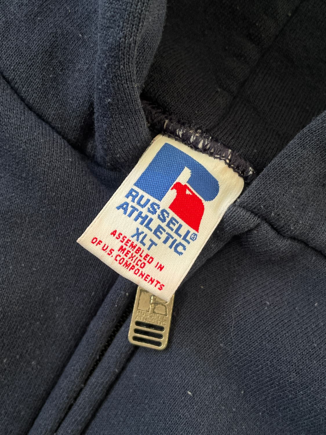 00s Russell Navy Hood zip 상품이미지6