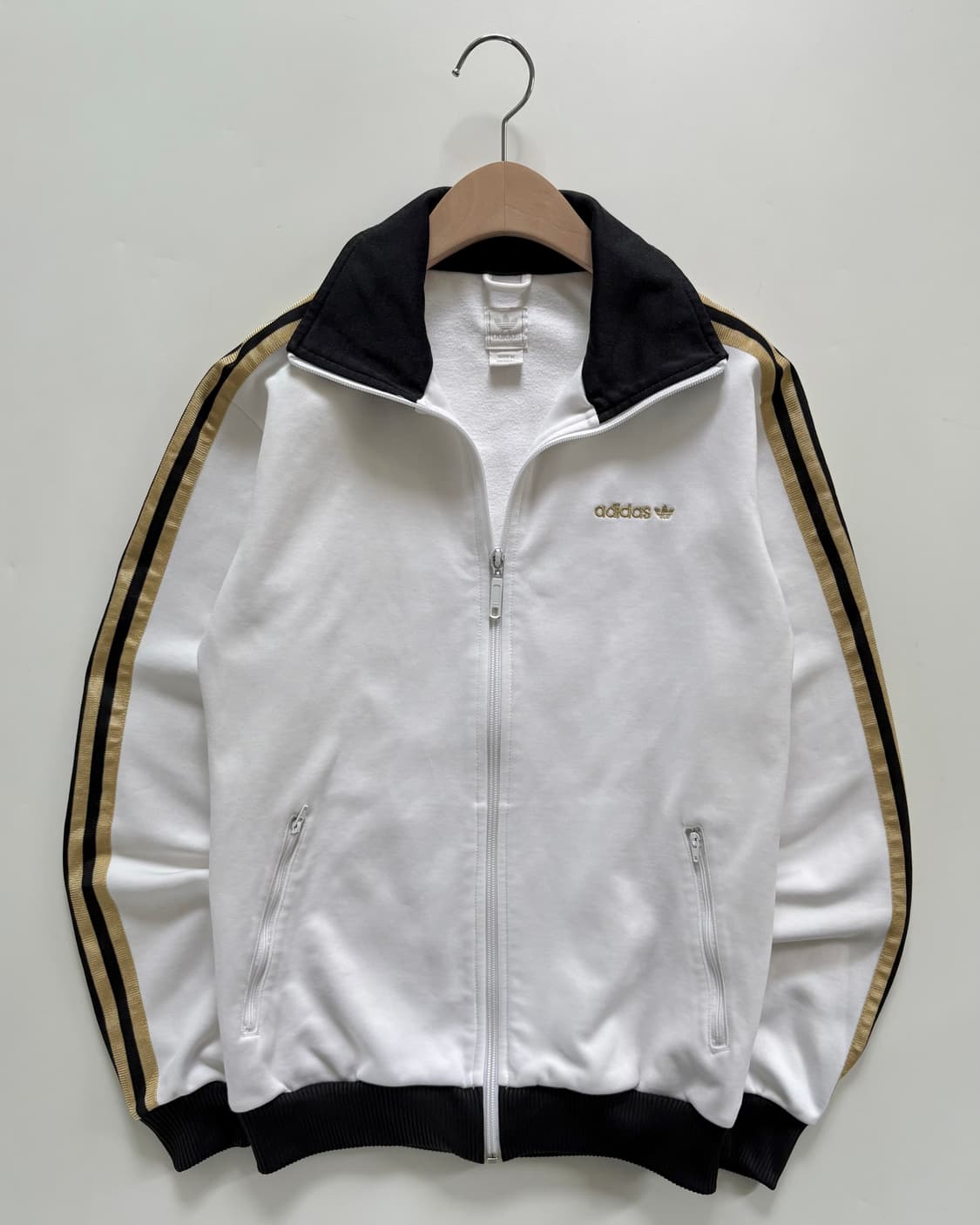 Adidas 아디다스 00’s 화이트/골드 베켄바우어 트랙탑 상품이미지4