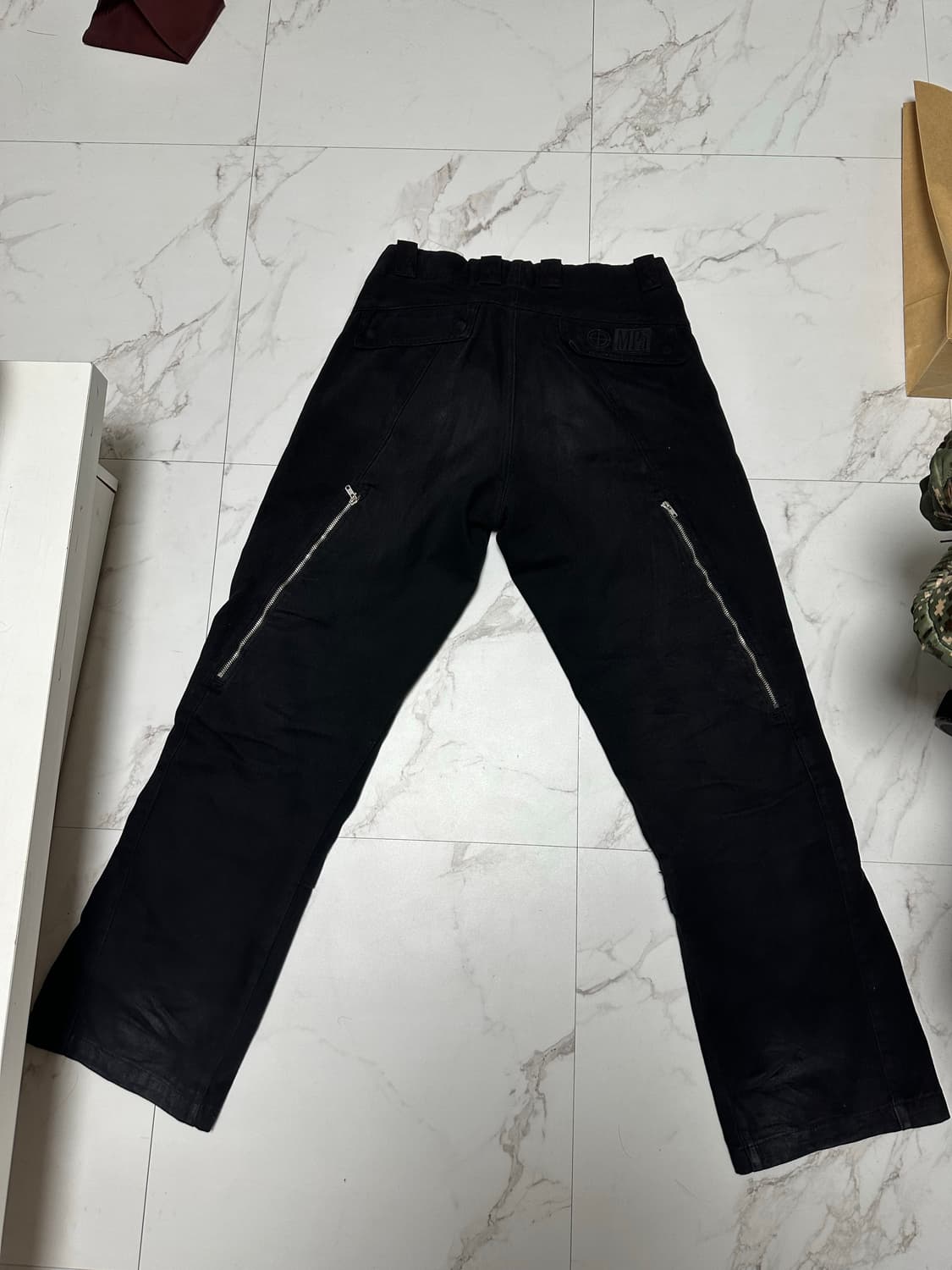 플라스틱 프로덕트 웨이브 지퍼 팬츠 S 상품이미지2