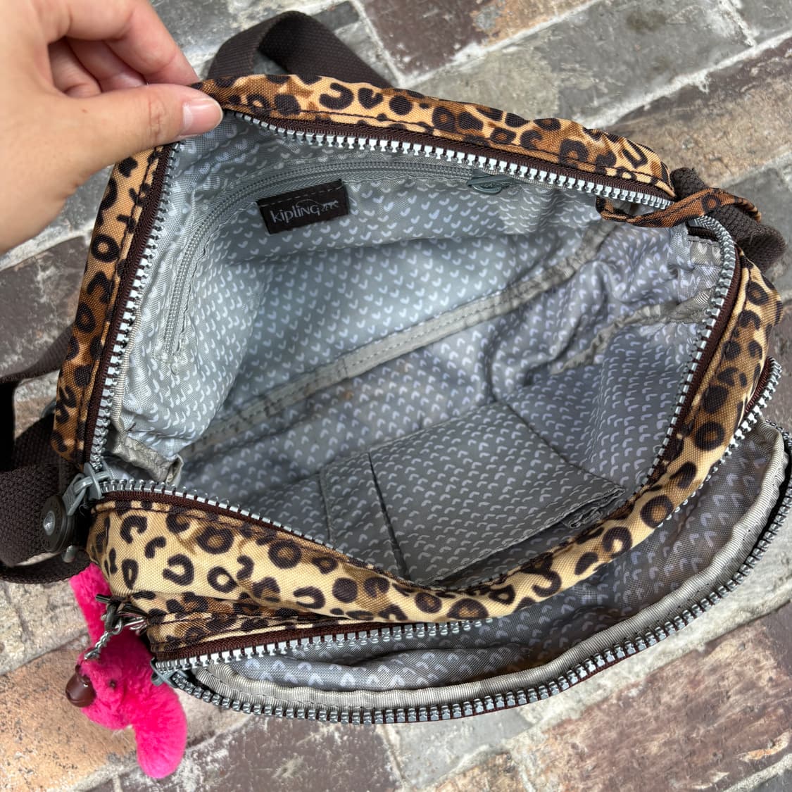 Kipling 키플링 호피 레오파드 크로스백 가방 상품이미지7